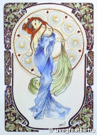 Aranka Mágori's painting Temptation